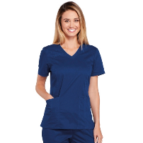 TOP MUJER CORE STRETCH 4710 M/CORTA AZUL - T/XS