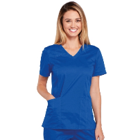 TOP MUJER CORE STRETCH 4710 M/CORTA AZULINO - T/XS