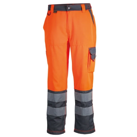 PANTALON ALTA VISIB. BICOLOR FLUOR - TW