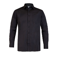 CAMISA TREVIRA SGVI 65/35 M/LARGA NEGRA T/3XL (20)