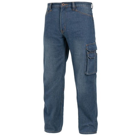 JEANS PRELAVADOS CARGO HOMBRE - TW