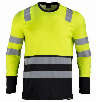 POLERA HIBRIDA HI VIS M/LARGA BICOLOR - TW