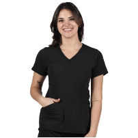 TOP MUJER AERO 6129 M/CORTA NEGRO - T/M