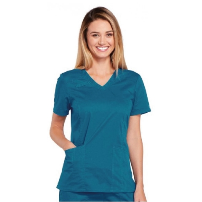 TOP MUJER CORE STRETCH 4710 M/CORTA AZUL PETROLEO - T/2XL