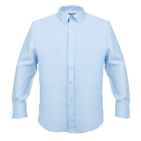 CAMISA OXF. CLASSIC 55/45 M/LARGA CELESTE - T/XL