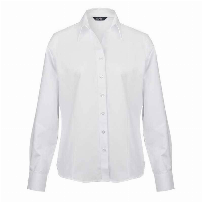 BLUSA OXF. 55/45 M/LARGA BLANCA - T/M