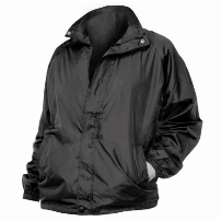 CORTAVIENTO BASSIC MUJER M/LARGA NEGRO - T/XXL