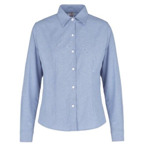 BLUSA M/LARGA OXFORD CELESTE T/M - OFERTA