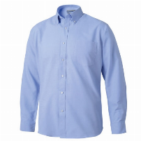 CAMISA OXF. 60/40 M/LARGA CELESTE S/BOL- T/L