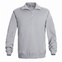 POLERON ZIP 1/2 CIERRE GRIS - T/XL