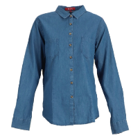 BLUSA DENIM 100 ALG. MANGA LARGA - MTX