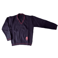 SWEATER LISO NIÑA MAUX  AZUL. - T/6
