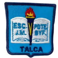 INSIGNIA BORDADA - ESCUELA PTE. JM BALMACEDA  5CM