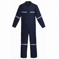 OVEROL POPLIN C/REFLEC. AZUL T/L