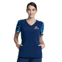 TOP MUJER TOONIFORMS PRINTS TF677 - CHKE