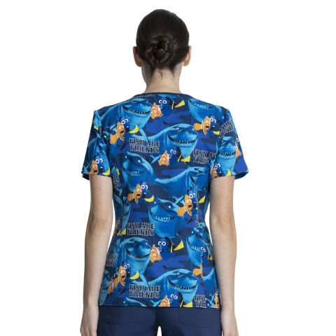 TOP MUJER TOONIFORMS PRINTS TF677 - CHKE