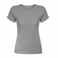 POLO MUJER M/CORTA SPANDEX GRIS - T/L