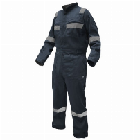 OVEROL GABARDINA PRACTICAL REFLEC. AZUL T/M
