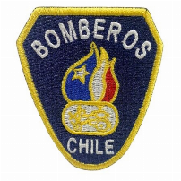 INSIGNIA BORDADA - CUERPO BOMBEROS CHILE