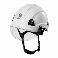 CASCO YAKO C/VISERA STEELPRO - BLANCO