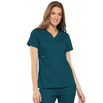 TOP MUJER LUXE 21701 M/CORTA AZUL PETROLEO - T/XXS