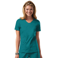 TOP MUJER CORE STRETCH 24703 M/CORTA AZUL PETROLEO - T/XS