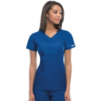 TOP MUJER CORE STRETCH 24703 M/CORTA AZULINO - T/XS
