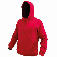 POLERON HOODIE CANGURO UNISEX ROJO T/S