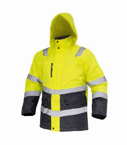 PARKA TERMICA C/REFLECTANTE -  AMARILLO/GRIS - T/3XL